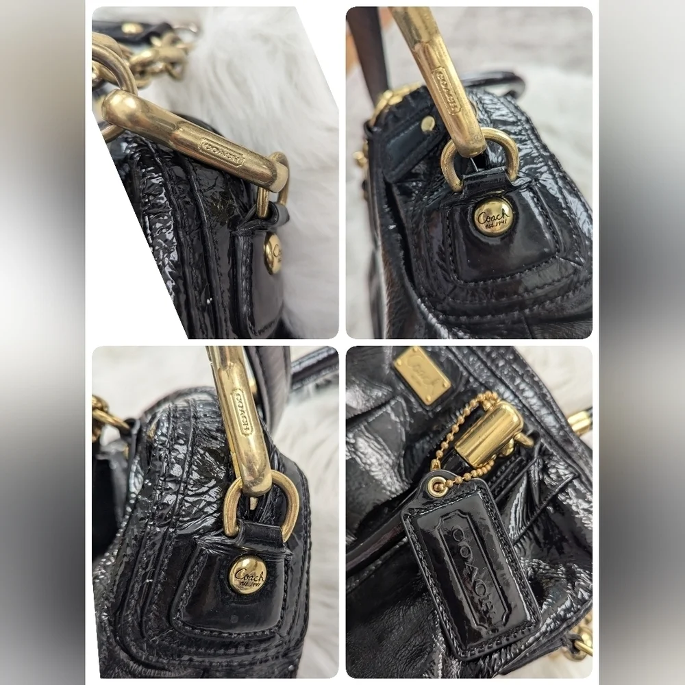 COACH Kristen satchel bag With Coach New York Drawstring Dust Storage Cover